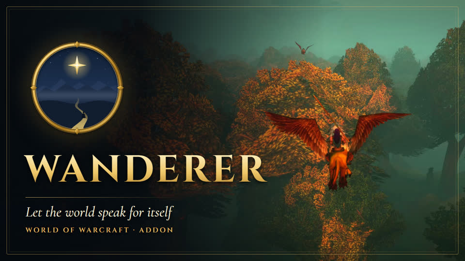 Wanderer trailer, an immersion addon for WoW Forever